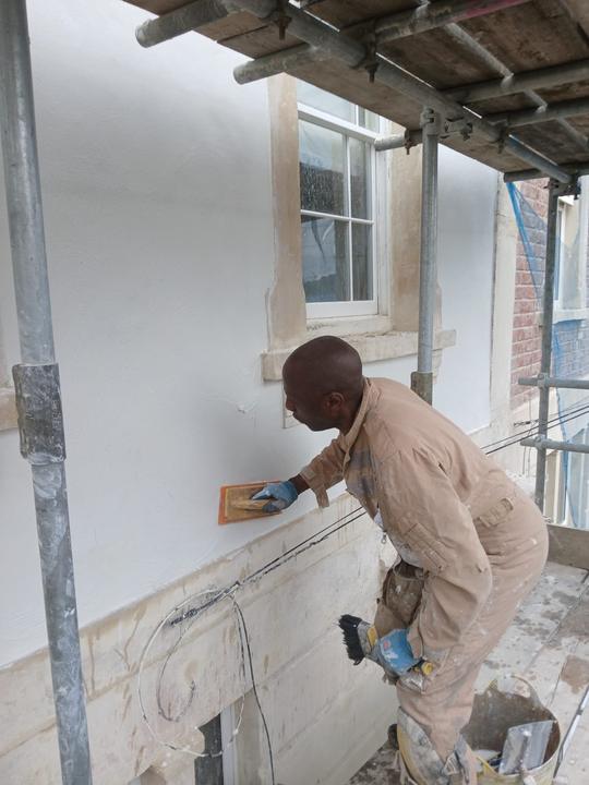 Rendering a facade from the scaffold